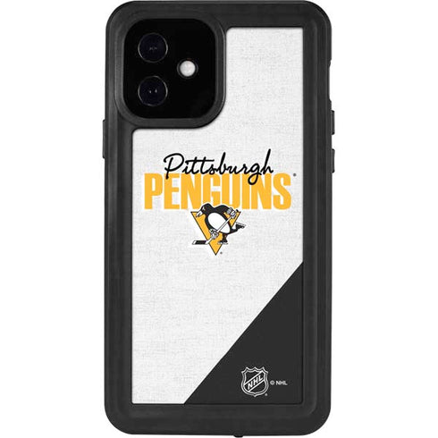 NHL Pittsburgh Penguins Script iPhone 12 Waterproof Case
