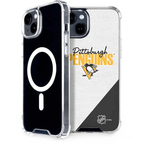 NHL Pittsburgh Penguins Script iPhone 13 MagSafe Case