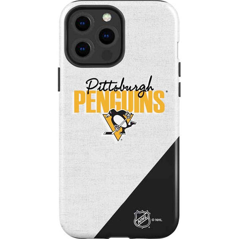 NHL Pittsburgh Penguins Script iPhone 13 Pro Max Impact Case