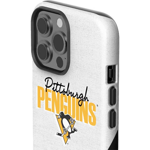 NHL Pittsburgh Penguins Script iPhone 13 Pro Max Impact Case