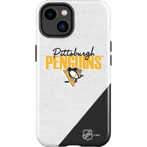 NHL Pittsburgh Penguins Script iPhone 15 Plus Impact Case