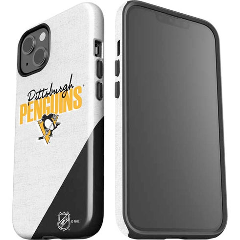 NHL Pittsburgh Penguins Script iPhone 15 Plus Impact Case