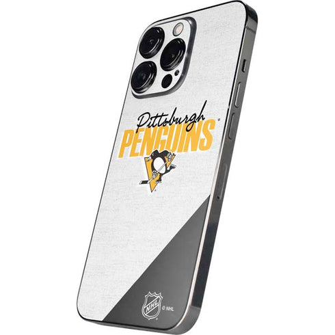 NHL Pittsburgh Penguins Script iPhone 15 Pro Skin