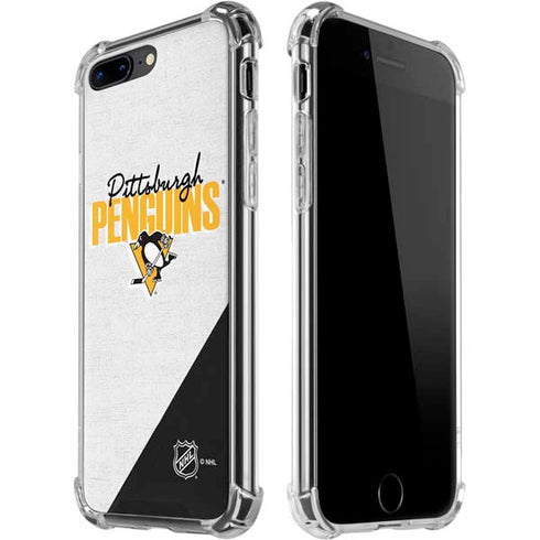 NHL Pittsburgh Penguins Script iPhone 7/8 Plus Clear Case
