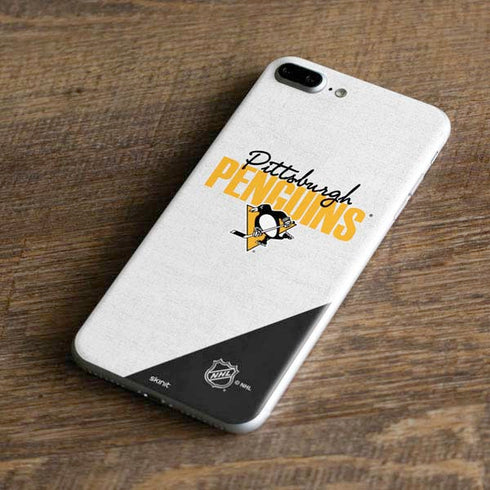 NHL Pittsburgh Penguins Script iPhone 8 Plus Skin