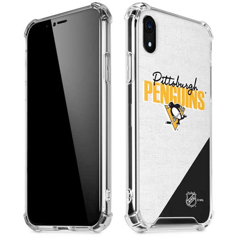 NHL Pittsburgh Penguins Script iPhone XR Clear Case