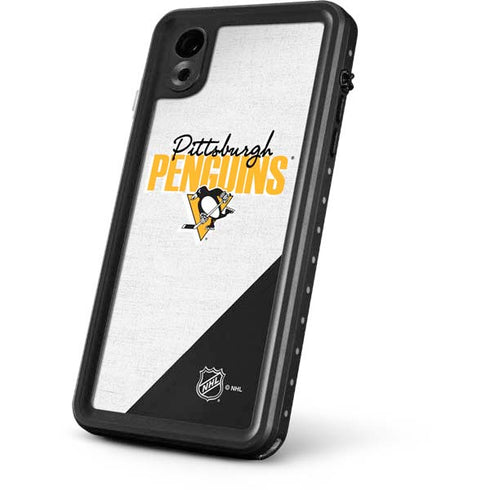 NHL Pittsburgh Penguins Script iPhone XR Waterproof Case
