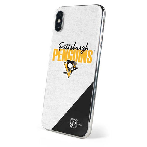 NHL Pittsburgh Penguins Script iPhone XS Max Skin