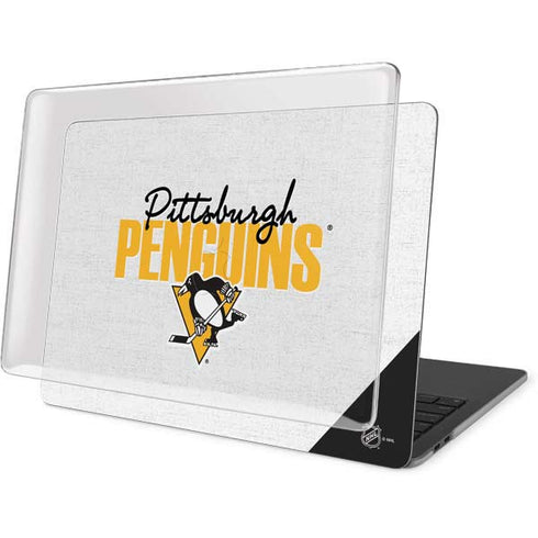 NHL Pittsburgh Penguins Script MacBook Pro 16in (2019-20) Case plus Skin