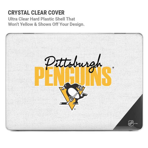 NHL Pittsburgh Penguins Script MacBook Pro 16in (2021-25) Case plus Skin