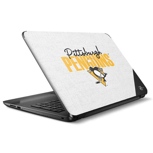 NHL Pittsburgh Penguins Script HP Notebook Skin
