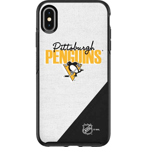 NHL Pittsburgh Penguins Script Otterbox Symmetry iPhone Skin