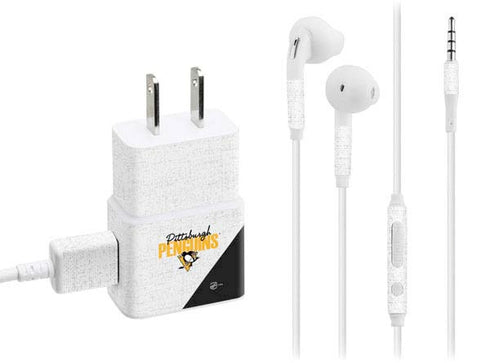 NHL Pittsburgh Penguins Script Phone Charger Skin