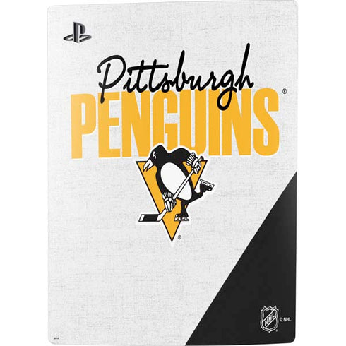 NHL Pittsburgh Penguins Script PS5 Bundle Skin