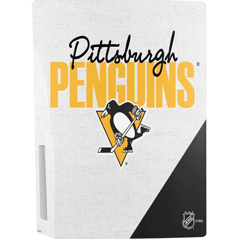 NHL Pittsburgh Penguins Script PS5 Bundle Skin
