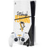 NHL Pittsburgh Penguins Script PS5 Slim Disk Bundle Skin