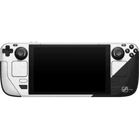 NHL Pittsburgh Penguins Script Steam Deck Handheld Gaming Computer Skin