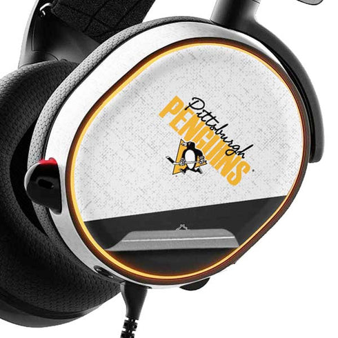 NHL Pittsburgh Penguins Script SteelSeries Arctis 3 Skin
