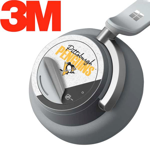 NHL Pittsburgh Penguins Script Surface Headphones Skin