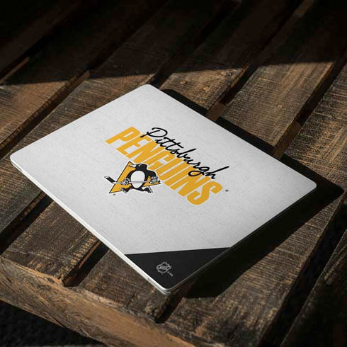 NHL Pittsburgh Penguins Script Surface Laptop 3 13.5in Skin