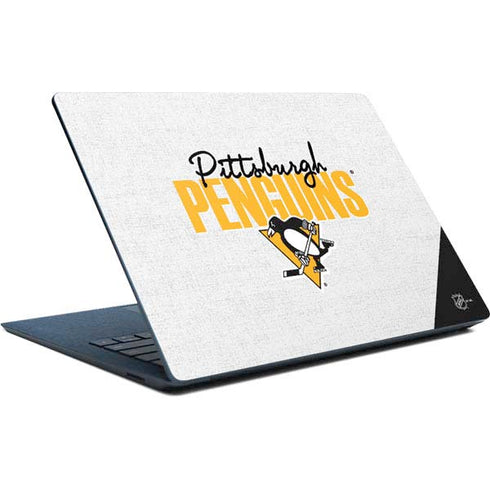 NHL Pittsburgh Penguins Script Surface Laptop Skin