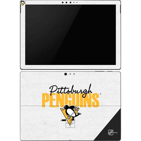 NHL Pittsburgh Penguins Script Surface Pro 6 Skin