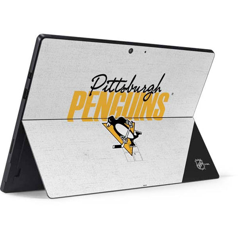 NHL Pittsburgh Penguins Script Surface Pro 7 Skin