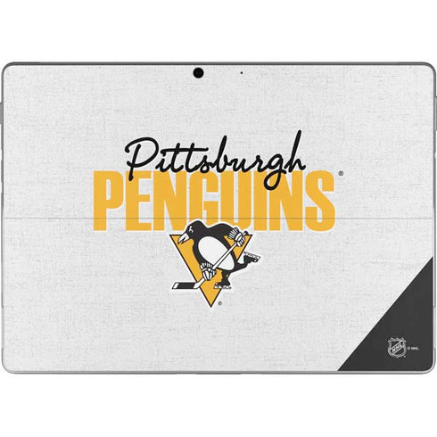 NHL Pittsburgh Penguins Script Surface Pro 9 Skin