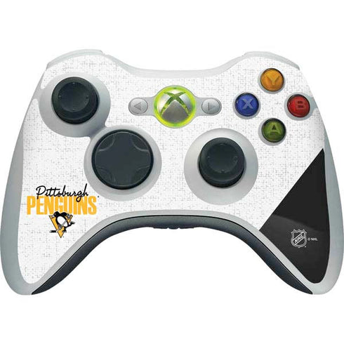 NHL Pittsburgh Penguins Script Xbox 360 Wireless Controller Skin