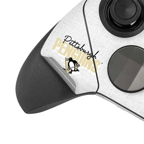 NHL Pittsburgh Penguins Script Xbox Elite Wireless Controller Series 2 Skin