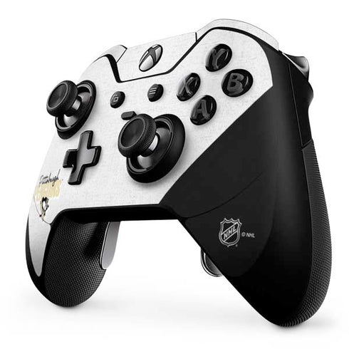 NHL Pittsburgh Penguins Script Xbox One Elite Controller Skin