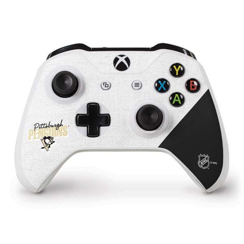 NHL Pittsburgh Penguins Script Xbox One S Controller Skin