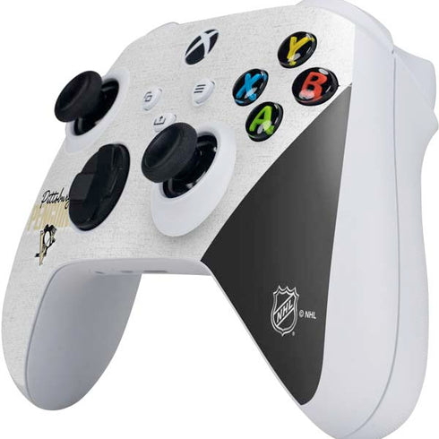 NHL Pittsburgh Penguins Script Xbox Series S Controller Skin