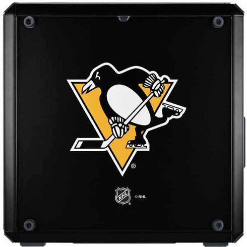 NHL Pittsburgh Penguins Solid Background Cooler Master MasterBox Q300L Mini Tower Skin