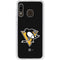 NHL Pittsburgh Penguins Solid Background Galaxy A20 Clear Case