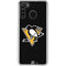 NHL Pittsburgh Penguins Solid Background Galaxy A21 Clear Case