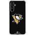 NHL Pittsburgh Penguins Solid Background Galaxy A54 5G Clear Case
