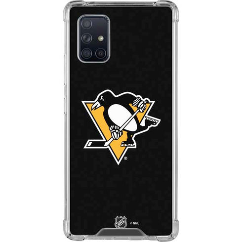 NHL Pittsburgh Penguins Solid Background Galaxy A71 5G Clear Case