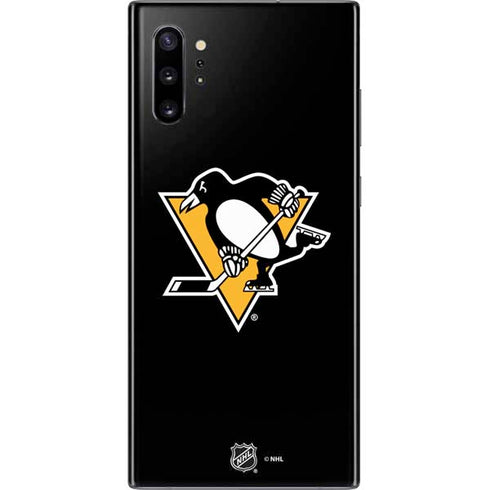 NHL Pittsburgh Penguins Solid Background Galaxy Note 10 Plus Skin