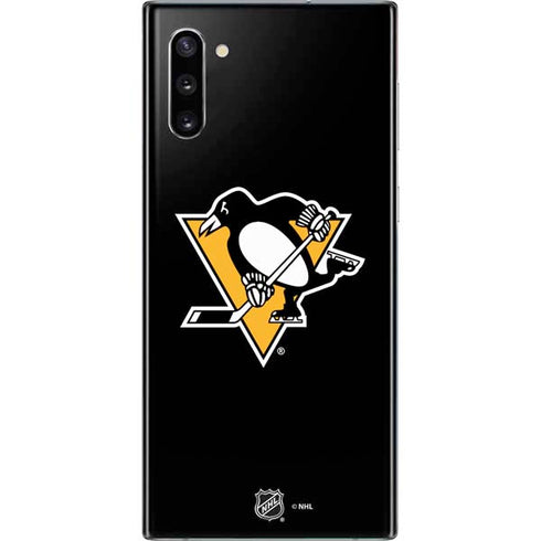 NHL Pittsburgh Penguins Solid Background Galaxy Note 10 Skin