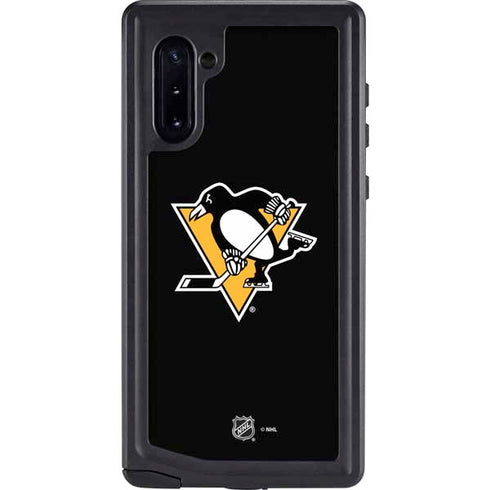 NHL Pittsburgh Penguins Solid Background Galaxy Note 10 Waterproof Case