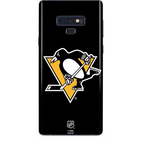 NHL Pittsburgh Penguins Solid Background Galaxy Note 9 Skin