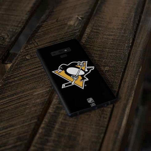 NHL Pittsburgh Penguins Solid Background Galaxy Note 9 Skin