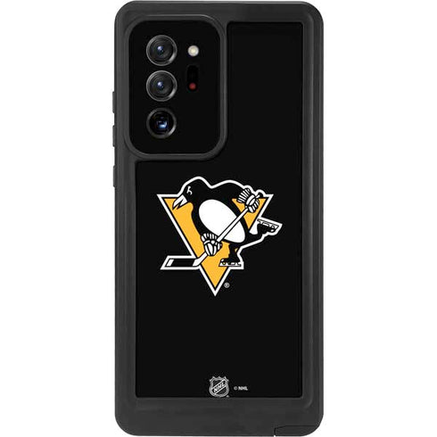 NHL Pittsburgh Penguins Solid Background Galaxy Note20 Ultra 5G Waterproof Case