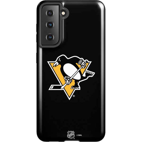 NHL Pittsburgh Penguins Solid Background Galaxy S21 5G Pro Case