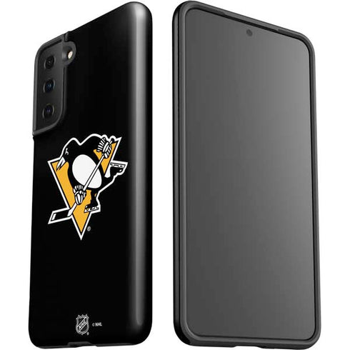 NHL Pittsburgh Penguins Solid Background Galaxy S21 Plus 5G Pro Case