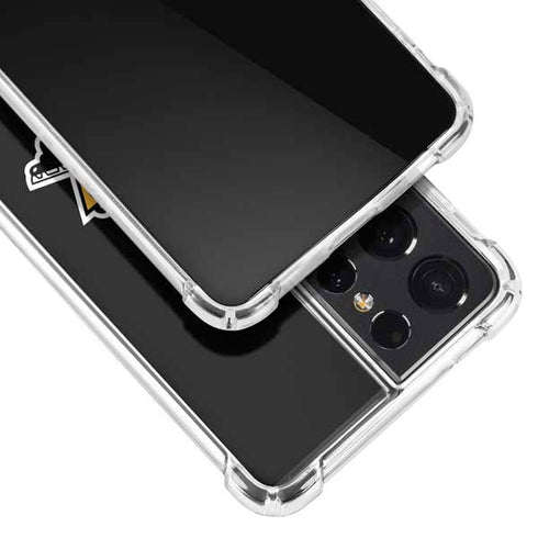 NHL Pittsburgh Penguins Solid Background Galaxy S21 Ultra 5G Clear Case
