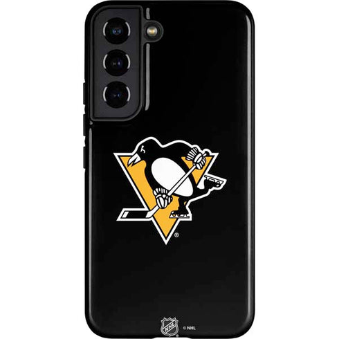 NHL Pittsburgh Penguins Solid Background Galaxy S22 Pro Case