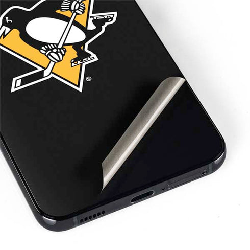 NHL Pittsburgh Penguins Solid Background Galaxy S22 Skin