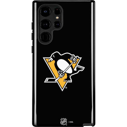 NHL Pittsburgh Penguins Solid Background Galaxy S22 Ultra Pro Case
